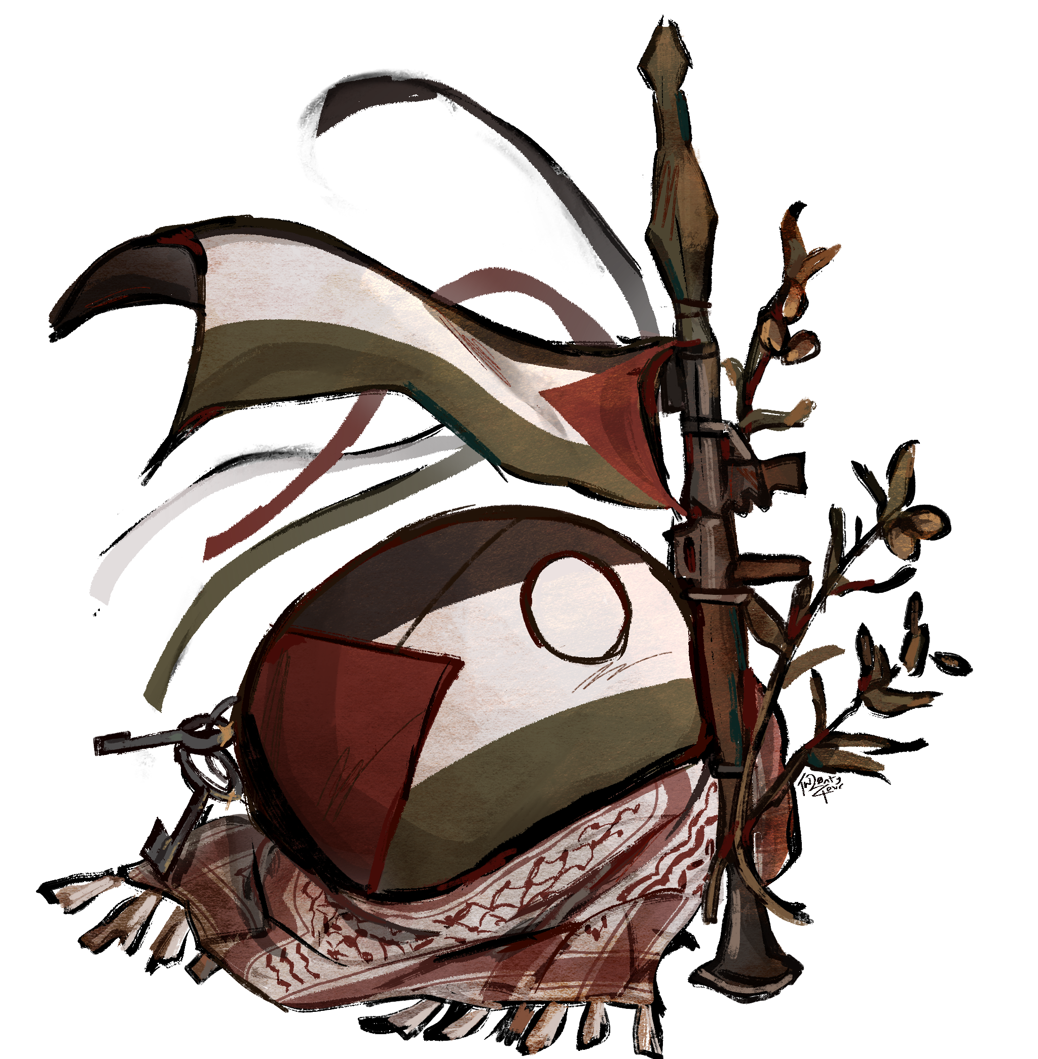 Palestine spawn artwork