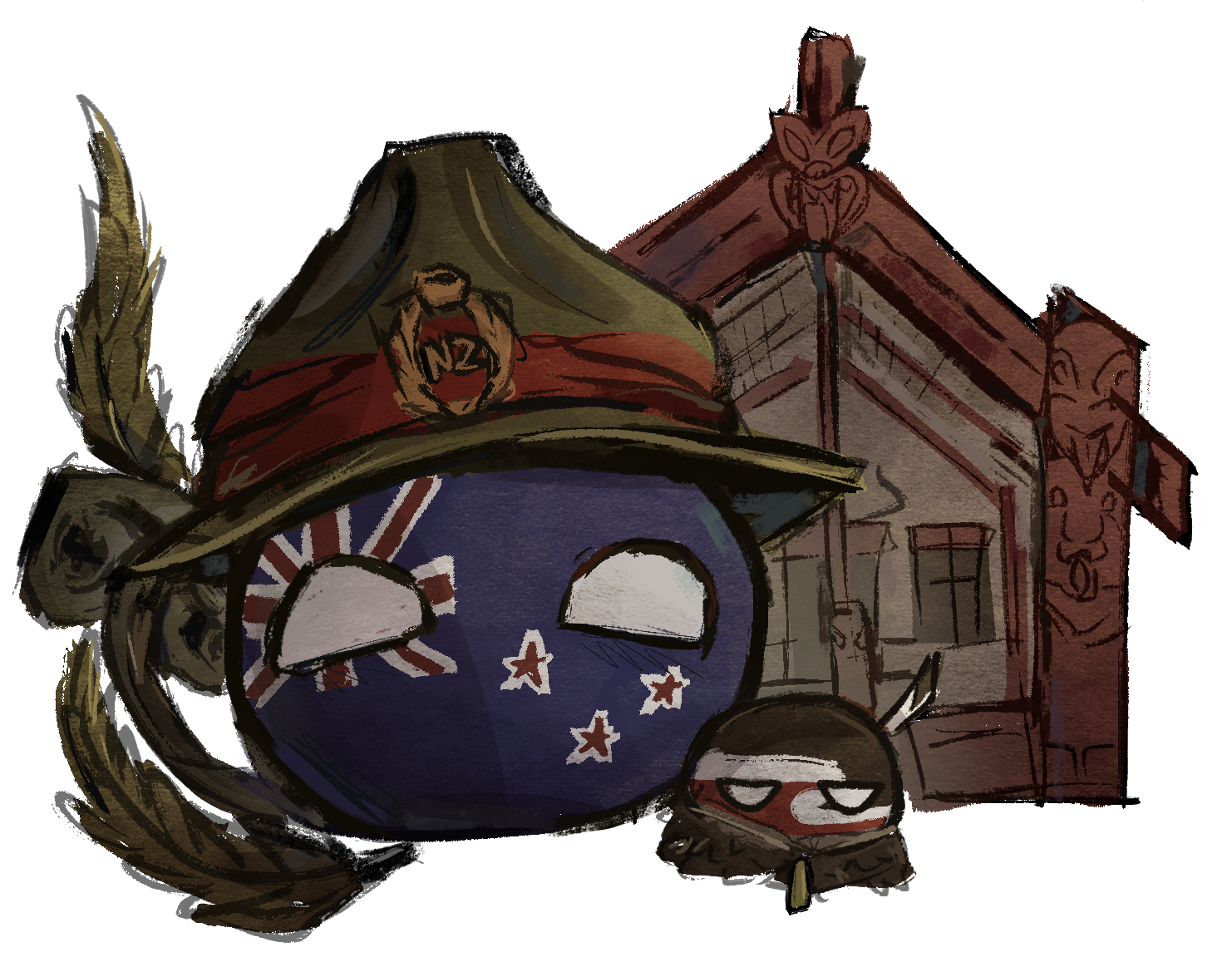 New Zealand spawn artwork