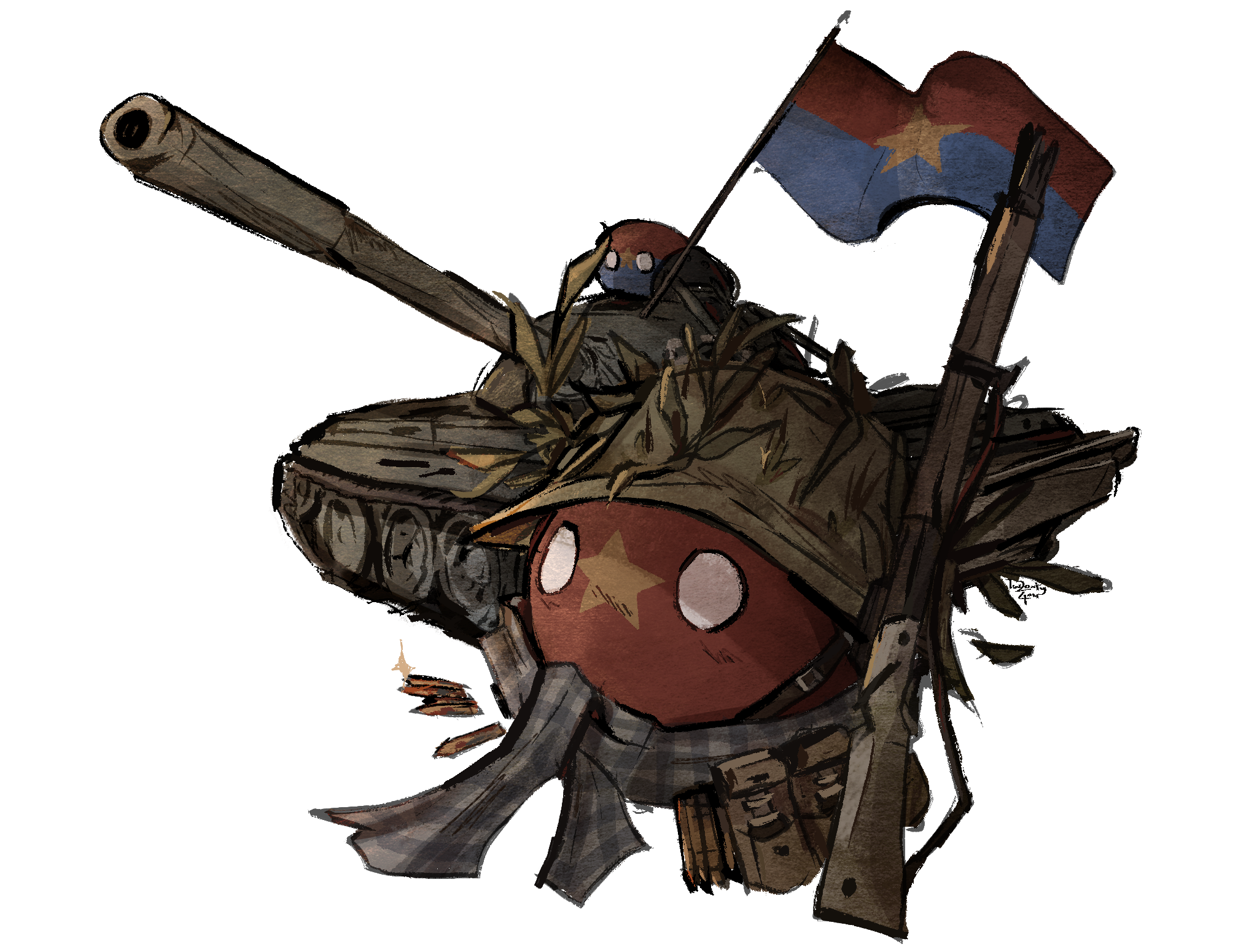 North Vietnam spawn artwork