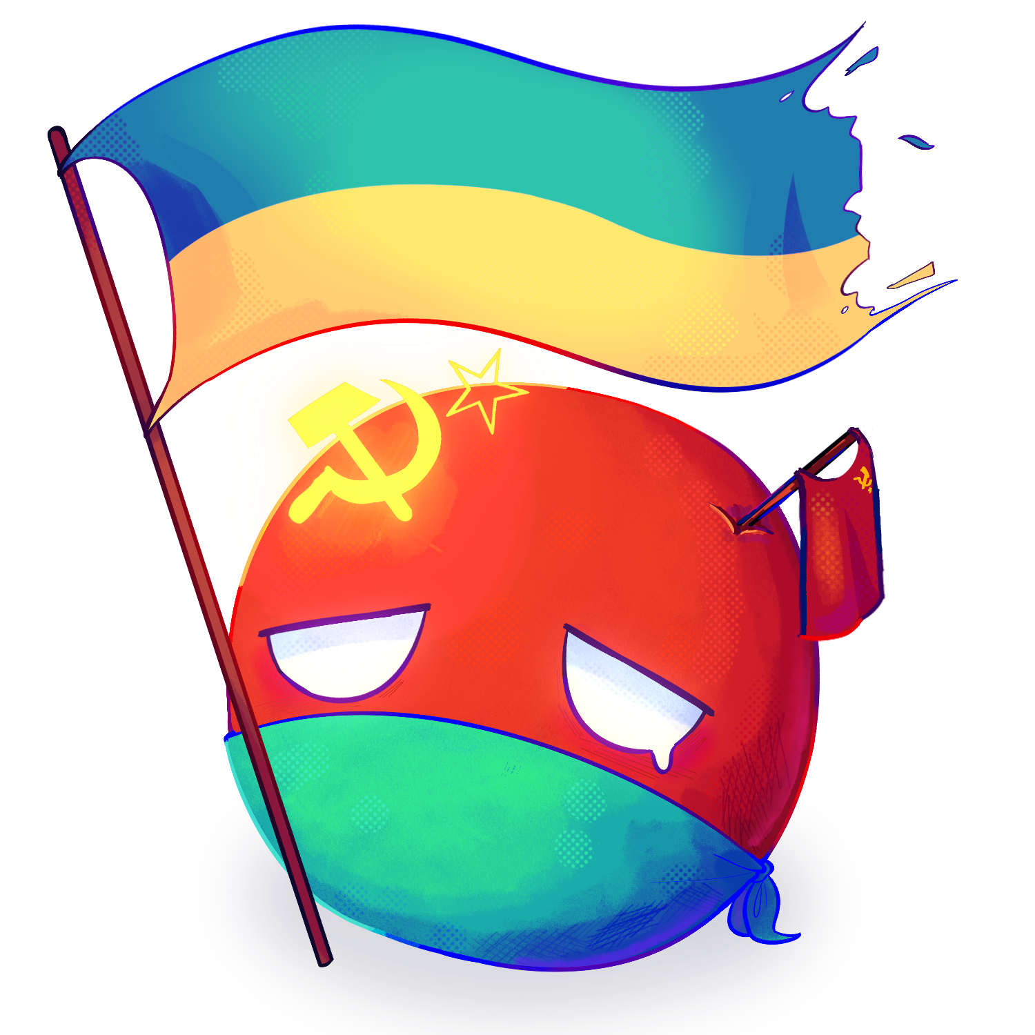 Ukrainian Soviet Socialist Republic spawn artwork