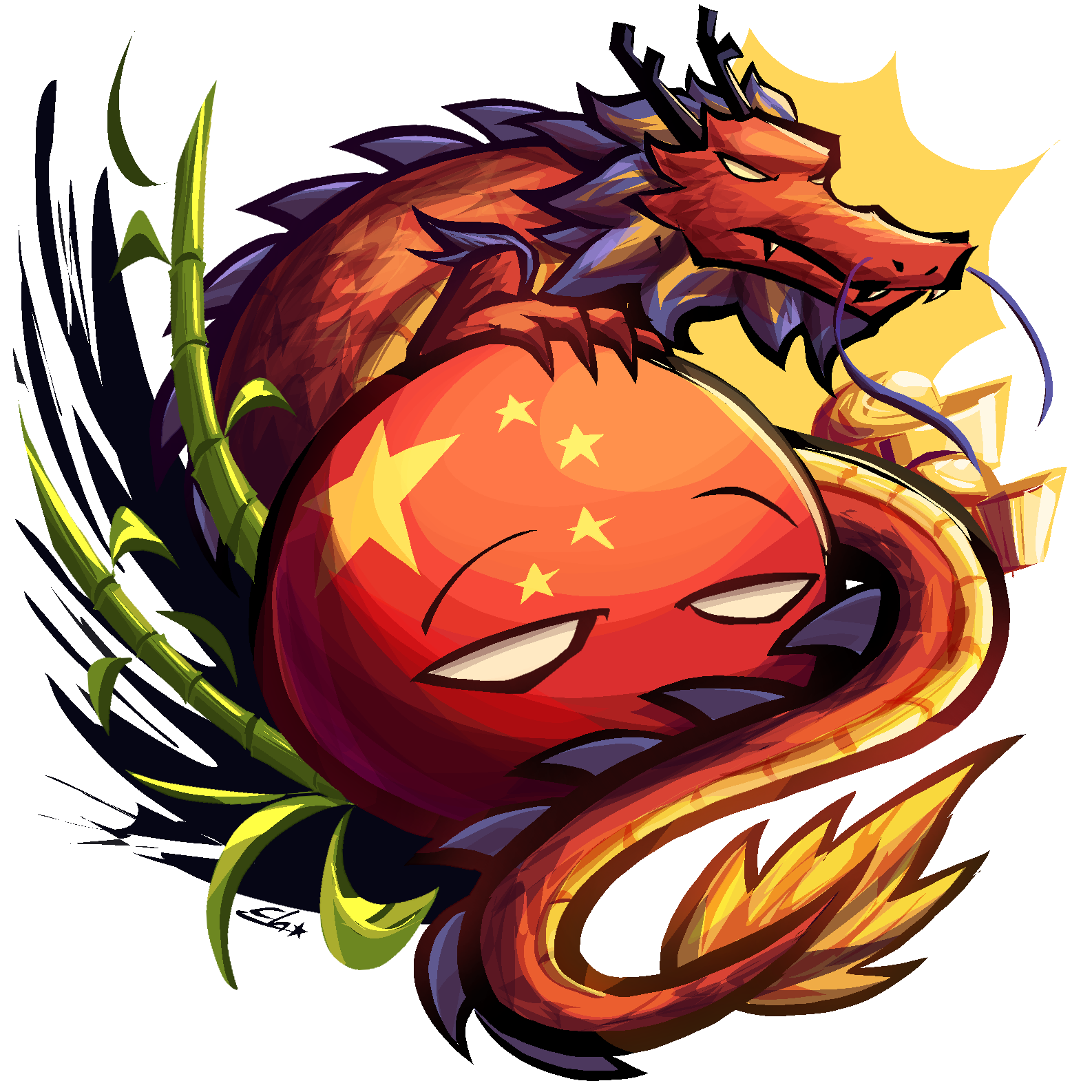 China spawn artwork