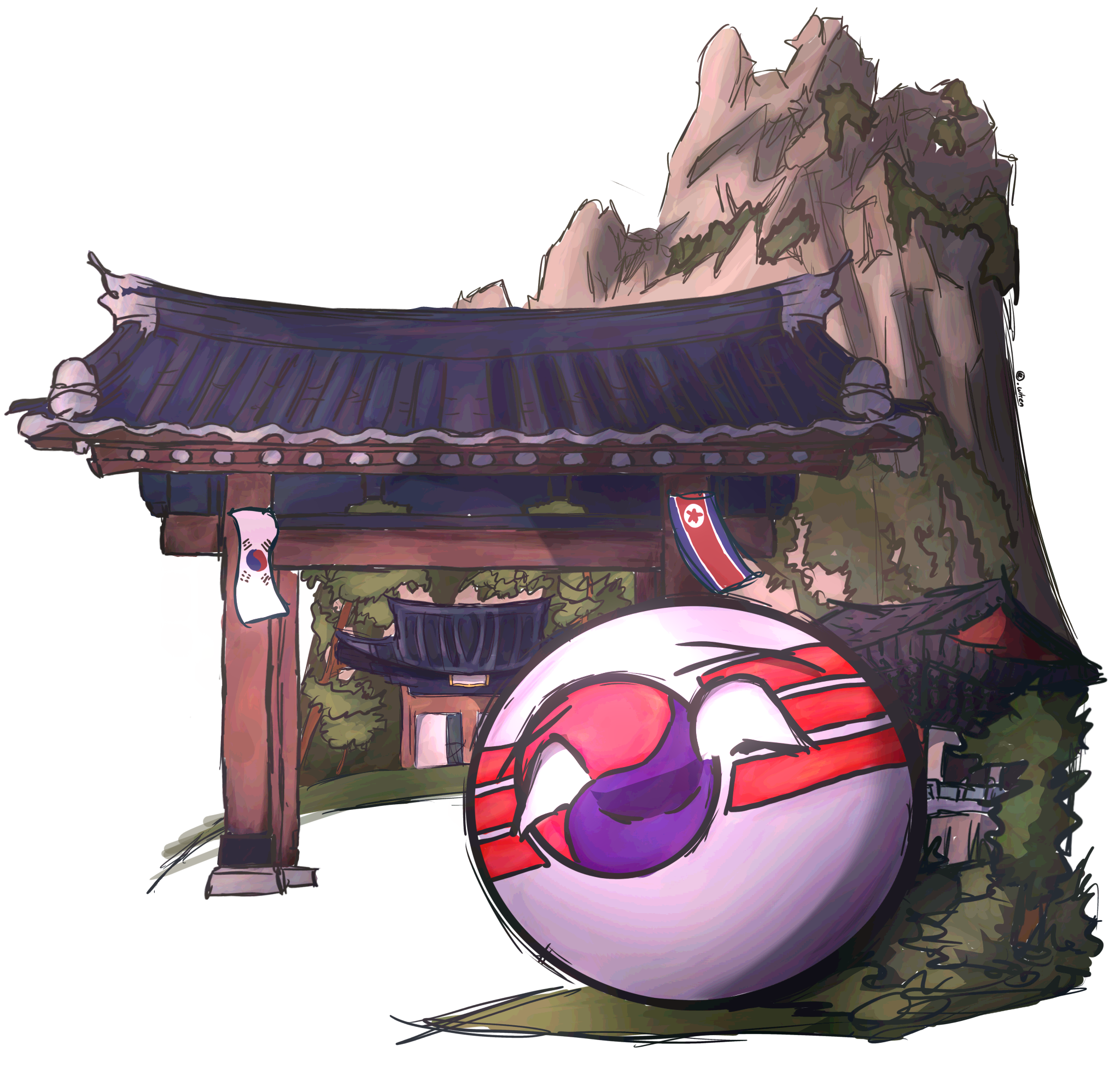 Korea spawn artwork