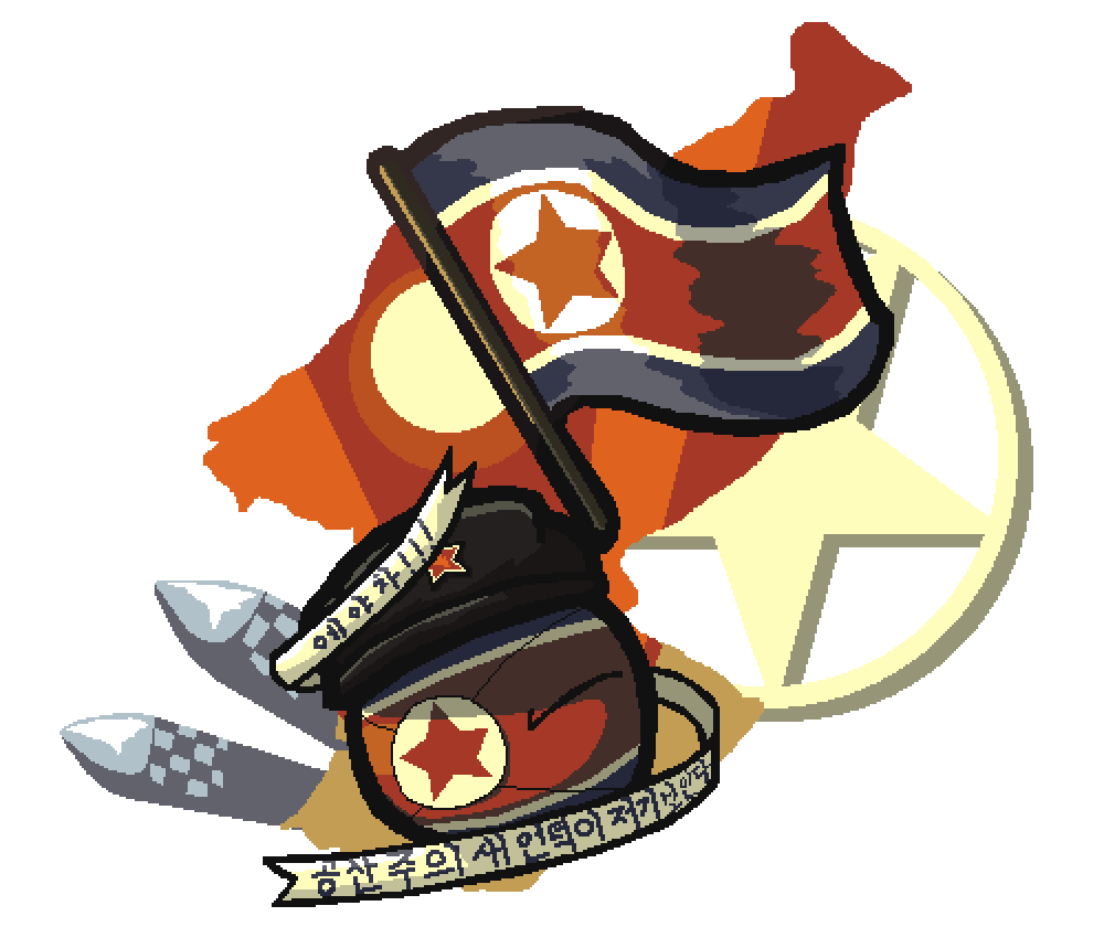 North Korea spawn artwork