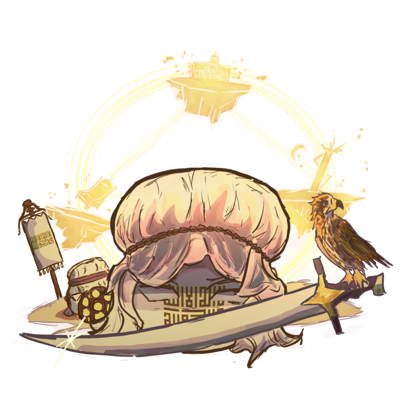 Umayyad Caliphate spawn artwork
